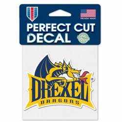 Drexel University Dragons - 4x4 Die Cut Decal