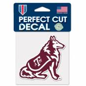 Texas A&M University Aggies Reveille Mascot - 4x4 Die Cut Decal