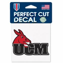 University Of Central Missouri Mules - 4x4 Die Cut Decal