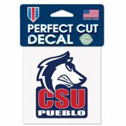 Colorado State University Pueblo ThunderWolves - 4x4 Die Cut Decal