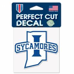 Indiana State University Sycamores - 4x4 Die Cut Decal