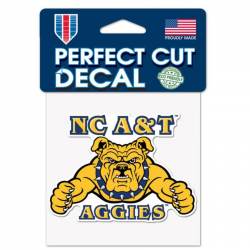 North Carolina A&T University Aggies - 4x4 Die Cut Decal