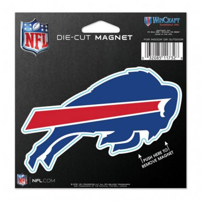 Buffalo Bills - Retro Die Cut Logo Magnet at Sticker Shoppe