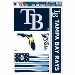 Tampa Bay Rays - Set of 5 Ultra Decals