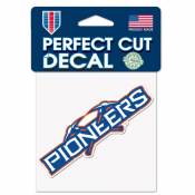 University Of Wisconsin Platteville Pioneers - 4x4 Die Cut Decal