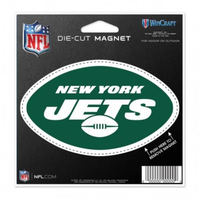 New York Jets 4 Die Cut Magnet