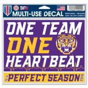 Louisiana State University LSU Tigers 2019 Perfect Season - 5x6 Ultra Decal