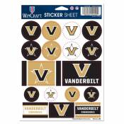 Vanderbilt University Commodores - 5x7 Sticker Sheet