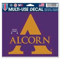 Alcorn State University Braves - 4.5x5.75 Die Cut Ultra Decal