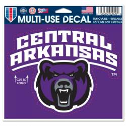 University Of Central Arkansas Bears - 4.5x5.75 Die Cut Ultra Decal