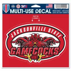 Jacksonville State University Gamecocks - 4.5x5.75 Die Cut Ultra Decal