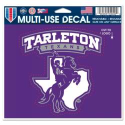 Tarleton State University Texans - 4.5x5.75 Die Cut Ultra Decal