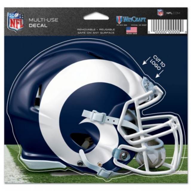 Los Angeles Rams Helmet - Sticker at Sticker Shoppe