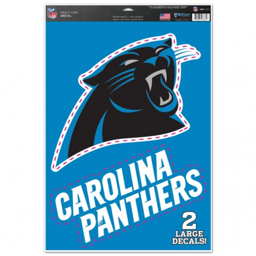 Carolina Panthers - 11x17 Ultra Decal Set At Sticker Shoppe