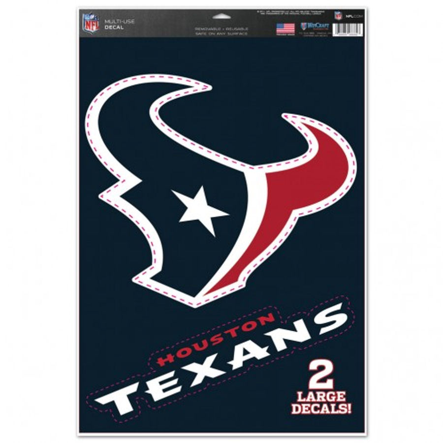 Houston Texans - Set Of 2 Ultra Decals at Sticker Shoppe