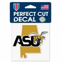 Alabama State University Hornets Home State Alabama - 4x4 Die Cut Decal
