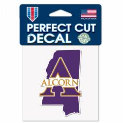 Alcorn State University Braves Home State Mississippi - 4x4 Die Cut Decal