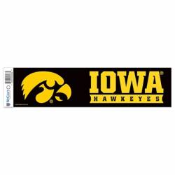 University Of Iowa Hawkeyes - 3x12 Bumper Sticker Strip