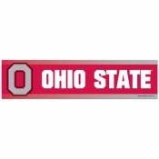 Ohio State University Buckeyes - 3x12 Bumper Sticker Strip