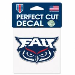 Florida Atlantic University Owls - 4x4 Die Cut Decal