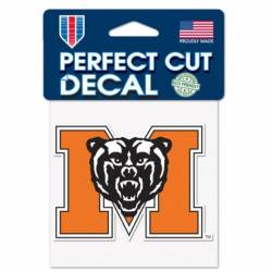 Mercer University Bears - 4x4 Die Cut Decal