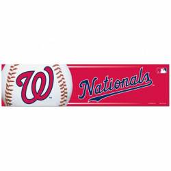 Washington Nationals - 3x12 Bumper Sticker Strip