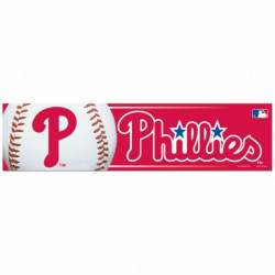 Philadelphia Phillies Red - 3x12 Bumper Sticker Strip