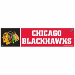 Chicago Blackhawks - 3x12 Bumper Sticker Strip