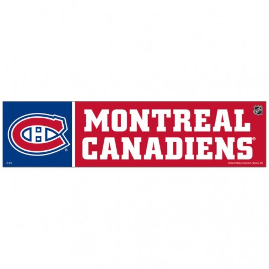 Montreal Canadiens - 3x12 Bumper Sticker Strip at Sticker Shoppe