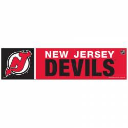 New Jersey Devils - 3x12 Bumper Sticker Strip