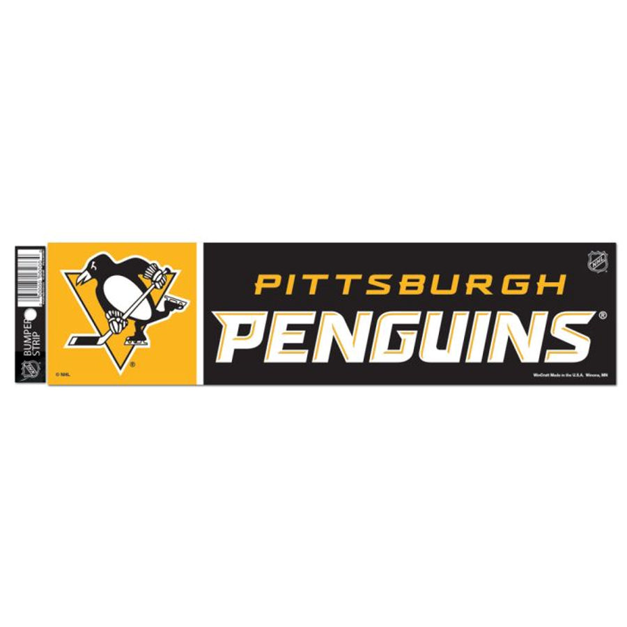 Pittsburgh Penguins - 3x12 Bumper Sticker Strip at Sticker Shoppe