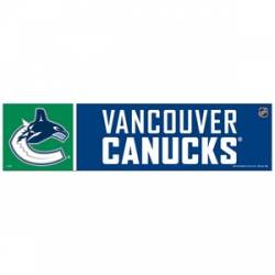 Vancouver Canucks - 3x12 Bumper Sticker Strip