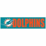 Miami Dolphins - 3x12 Bumper Sticker Strip