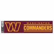 Washington Commanders - 3x12 Bumper Sticker Strip