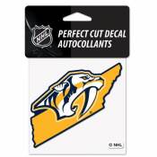 Nashville Predators Home State Tennessee - 4x4 Die Cut Decal