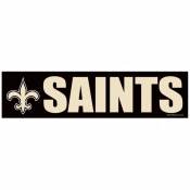 New Orleans Saints - 3x12 Bumper Sticker Strip