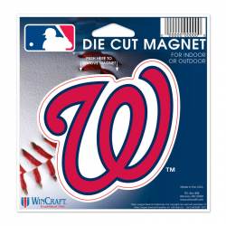 Washington Nationals - 4.5" Die Cut Logo Magnet