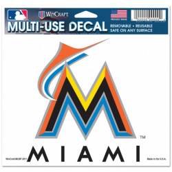 Miami Marlins Script Logo - 5x6 Ultra Decal