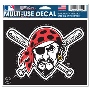 Pittsburgh Pirates Raise The Jolly Roger Slogan - Double Up Die Cut Decal  Set at Sticker Shoppe