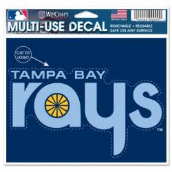 Tampa Bay Rays Script Logo - 4.5x5.75 Die Cut Ultra Decal