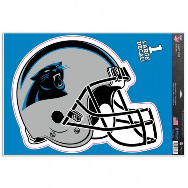 Carolina Panthers Helmet - 11x17 Ultra Decal at Sticker Shoppe