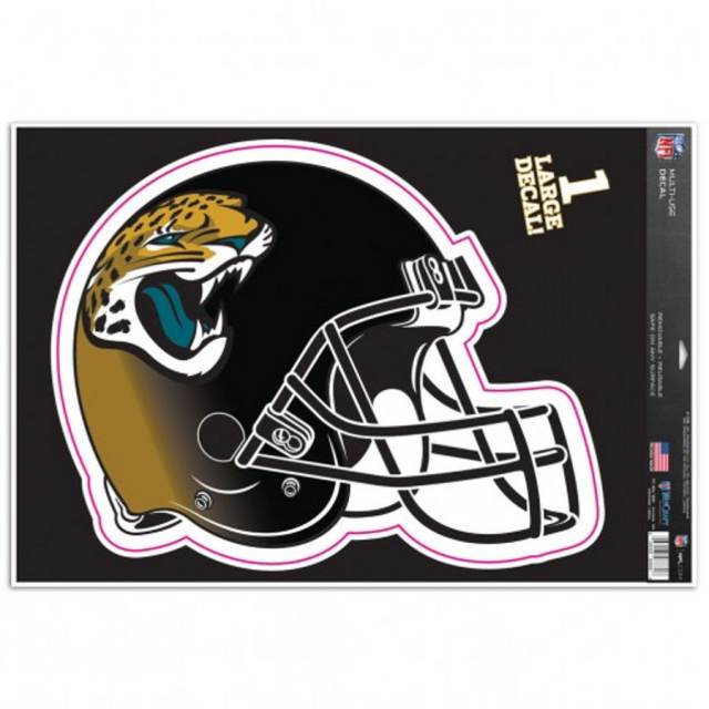 Jacksonville Jaguars Helmet - 4.5x5.75 Die Cut Ultra Decal at Sticker Shoppe