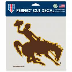 University Of Wyoming Cowboys - 8x8 Full Color Die Cut Decal