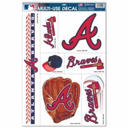 Atlanta Braves Waterproof Stickers MLB Baseball Stickers 