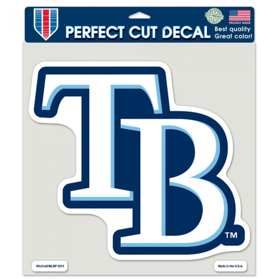 Tampa Bay Rays Alternate - 8x8 Full Color Die Cut Decal at Sticker Shoppe