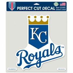 Kansas City Royals Crown - 8x8 Full Color Die Cut Decal