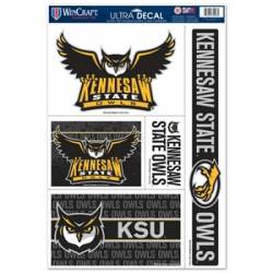 Kennesaw State University Owls - Set of 5 Ultra Decals