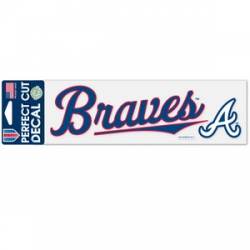 Atlanta Braves Logo - 3x10 Die Cut Decal