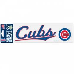 Chicago Cubs Logo - 3x10 Die Cut Decal