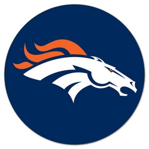 Broncos Horse Head With Montana Flag, High Quality Vinyl Stickers